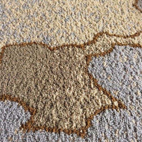 Machine à Tufter Tapis COLORDOT, en Velours bouclés à multiples niveaux